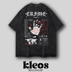 Remera Stone Wash Crime